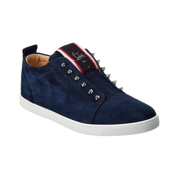 Sneakers Christian Louboutin FAV Fique A Vontade - Semelle Rouge - Blanc - Taille US 10 / EU 43